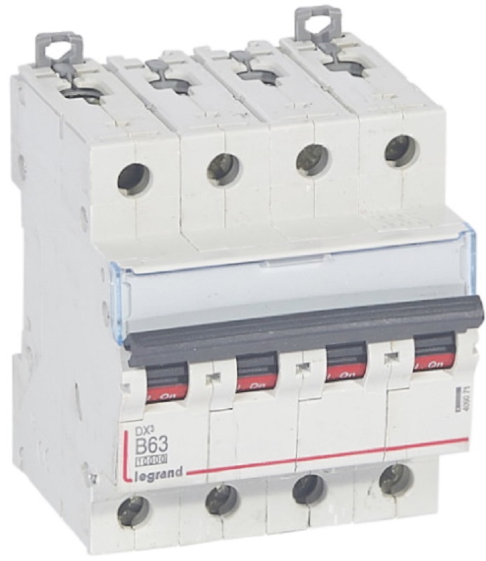 Выключатель автоматический Legrand DX3-E 10000 4п 63А B 16кА картинка